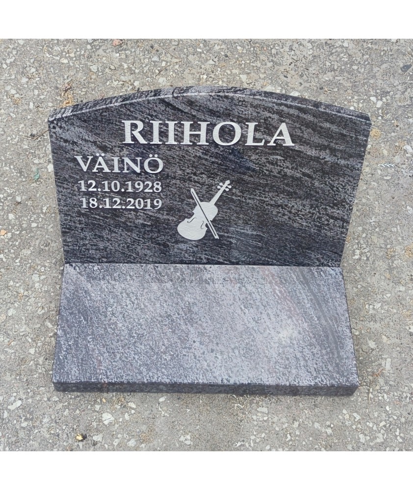 (50x35x3CM ) Надгробная плитка + Гранитная подставка