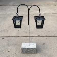 Металлический подвесной могильный фонарь