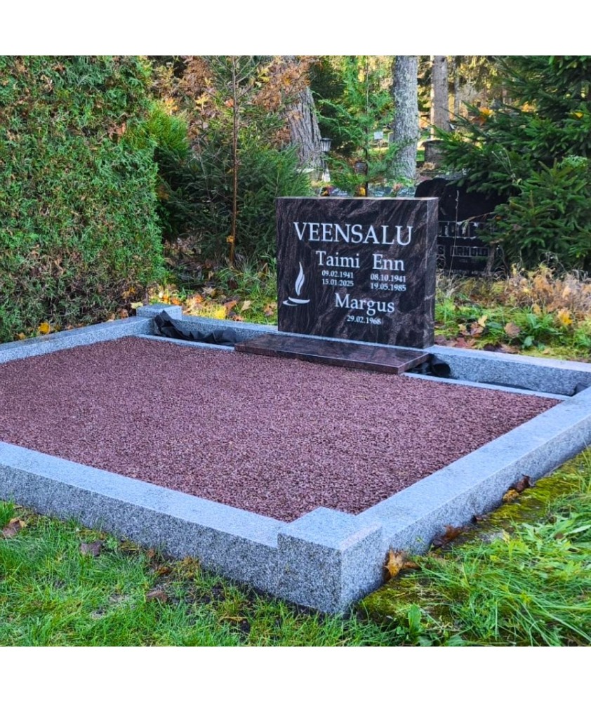 Гранитная оградa - Ограды для могил | Памятники | Надгробные плитки - Hauakivi Salong OÜ