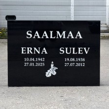 Tellite hauakivi meilt, siis nime ja numbrite graveerimine on tasuta