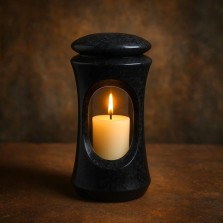 Гранитный могильный фонарь