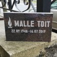 (40x25cm) Надгробная плита 2 имени + Картинка + Доставка по Эстонии