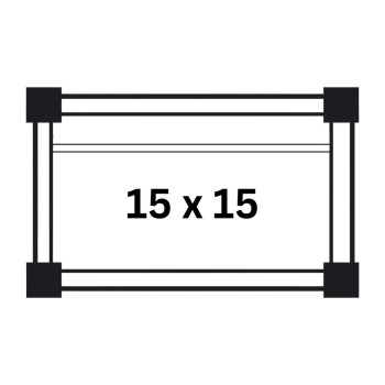 15x15cm ограды